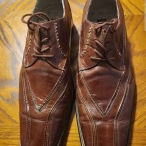 Stacy Adams Brown Leather Loafers